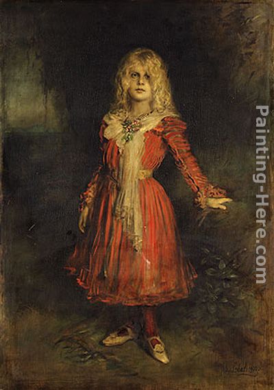 Franz von Lenbach Marion Lenbach, the Artist's Daughter